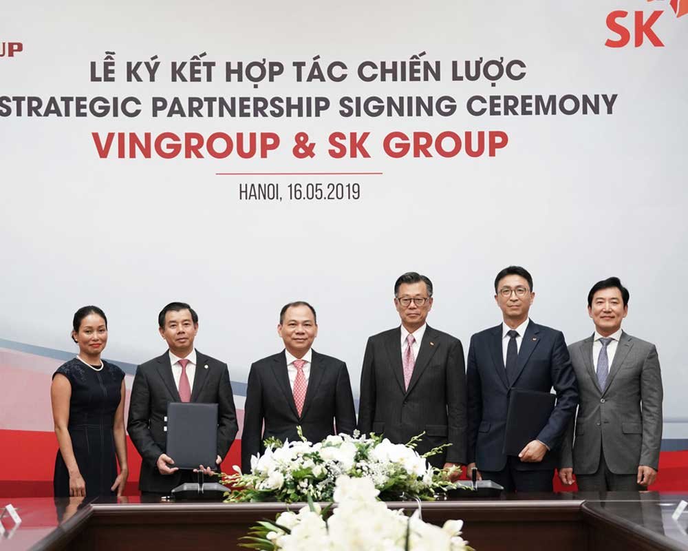 Tập đoàn SK  đầu tư 1 tỷ USD vào Vingroup để trở thành đối tác chiến lược