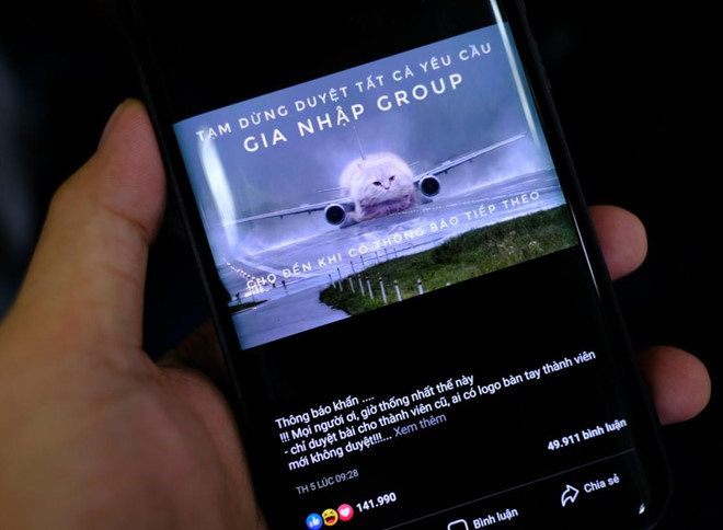 'Con bao report' dang de doa danh sap hang ngan group Facebook hinh anh 1