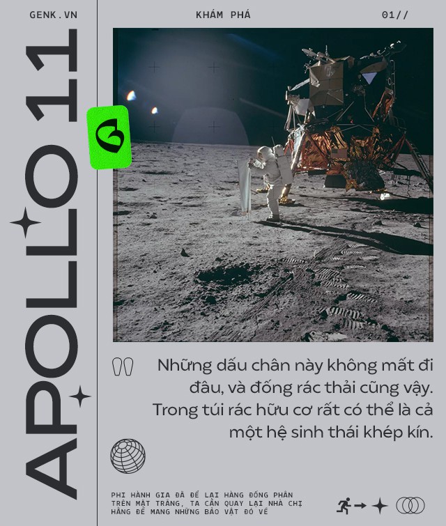 Phi hành gia đã để lại hàng đống phân trên Mặt Trăng và lần tới, chúng ta sẽ phải lên đó mang chúng về - Ảnh 1.