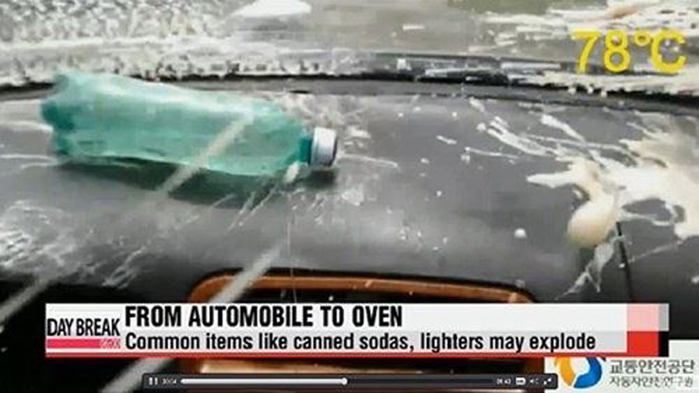 Những vật dụng 'chết người' gây nổ trong ô tô dưới trời 40 độ