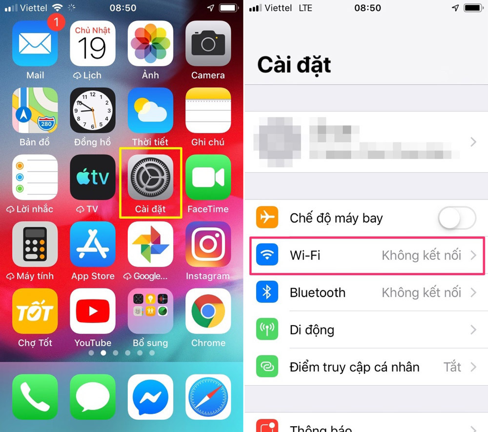 Cách chia sẻ mật khẩu Wi-Fi giữa iPhone, iPad không làm lộ password
