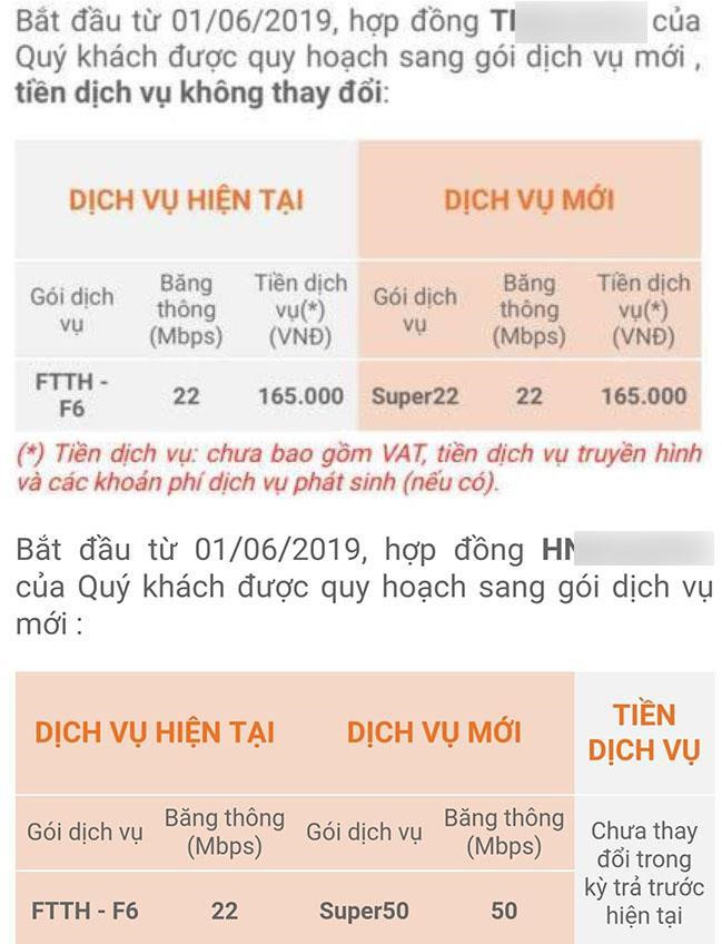 Người dùng phản ánh FPT Telecom tự ý nâng gói cước, tăng tiền khó hiểu