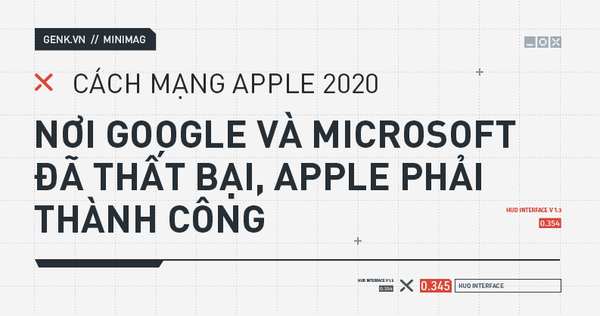 Cách mạng Apple 2020: Nơi Google và Microsoft đã thất bại, Apple phải thành công