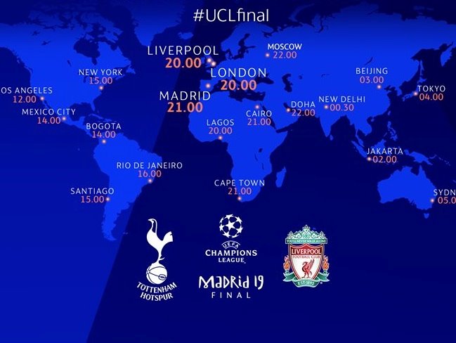 Xem trực tiếp chung kết Champions League 2019 đêm nay: Tottenham vs Liverpool, 2h00 ngày 2/6