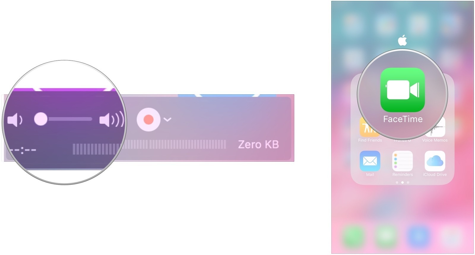 Cách ghi lại âm thanh và hình ảnh từ cuộc gọi FaceTime