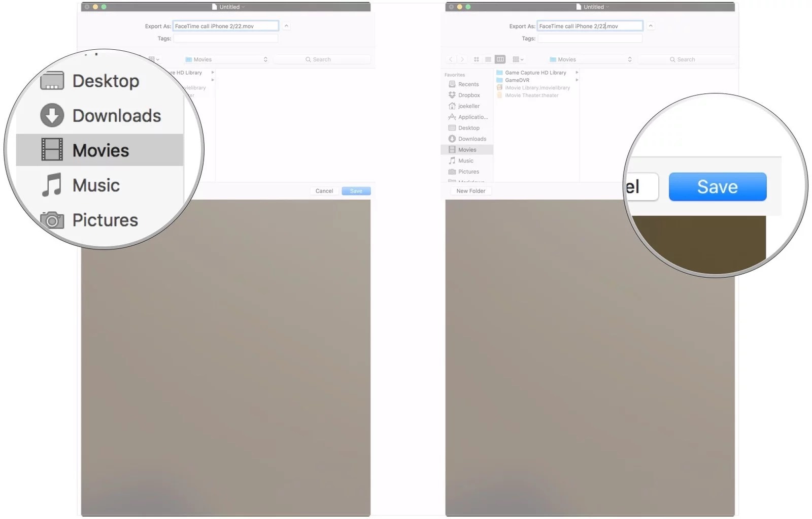 Cách ghi lại âm thanh và hình ảnh từ cuộc gọi FaceTime
