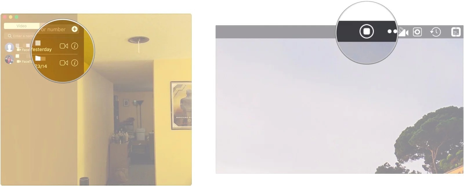 Cách ghi lại âm thanh và hình ảnh từ cuộc gọi FaceTime