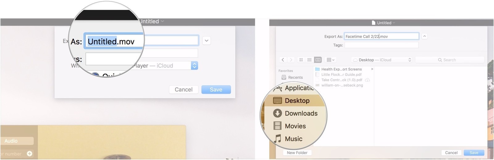 Cách ghi lại âm thanh và hình ảnh từ cuộc gọi FaceTime