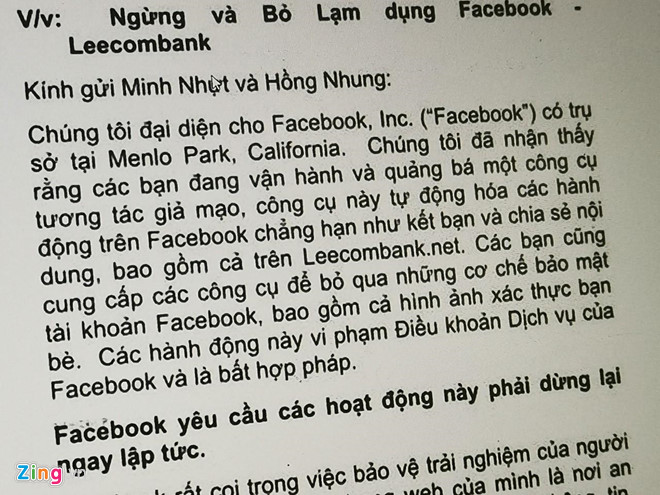 Hang nghin tai khoan tai VN bi xoa vi Facebook truy quet nick ao hinh anh 1