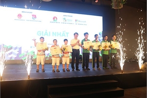 Học sinh Hà Nội giành giải Nhất cuộc thi Tài năng công nghệ nhí năm đầu tiên