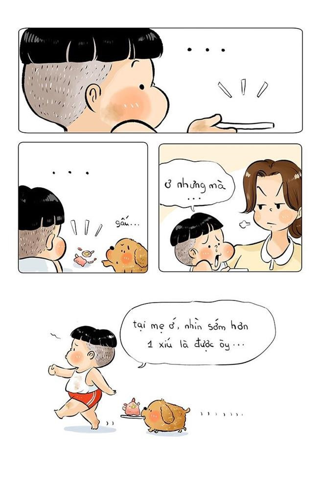 Khi ba me mai nhin dien thoai, con da lon len mot minh hinh anh 2