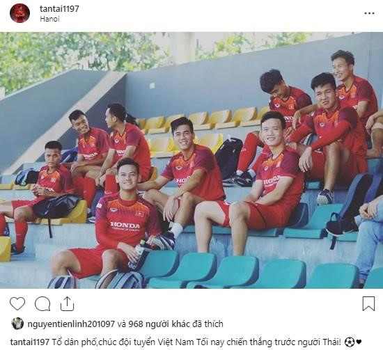Dan mang che anh, co vu tuyen Viet Nam truoc tran gap Thai Lan hinh anh 5