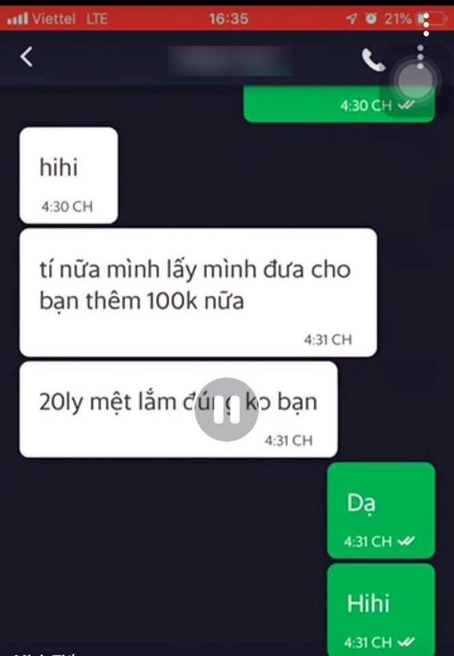 Dan mang khong tin loi giai thich cua co gai bung 20 ly tra sua hinh anh 2