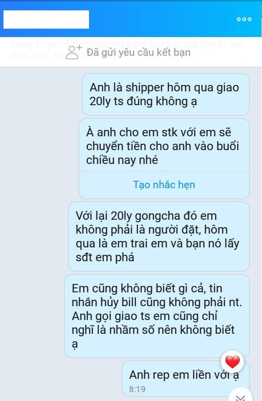 Dan mang khong tin loi giai thich cua co gai bung 20 ly tra sua hinh anh 4