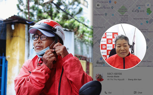 Cụ bà 73 tuổi chạy xe ôm công nghệ để nuôi cháu ở Sài Gòn: 