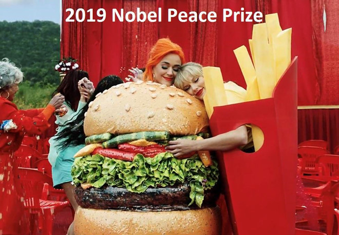 Anh che Taylor Swift om Katy Perry sau mau thuan ngap tran mang xa hoi hinh anh 1