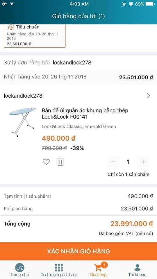 Mua hàng tại Lazada giá hơn 100 ngàn, phải trả phí... 8 triệu - ảnh 2