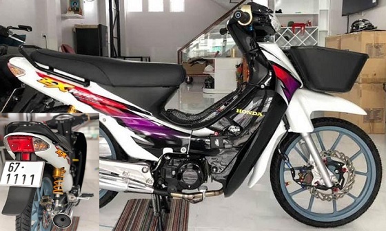 Choáng với xe bình dân Honda Wave giá trăm triệu