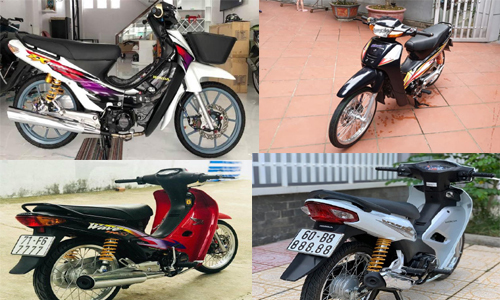 Choáng với xe bình dân Honda Wave giá trăm triệu