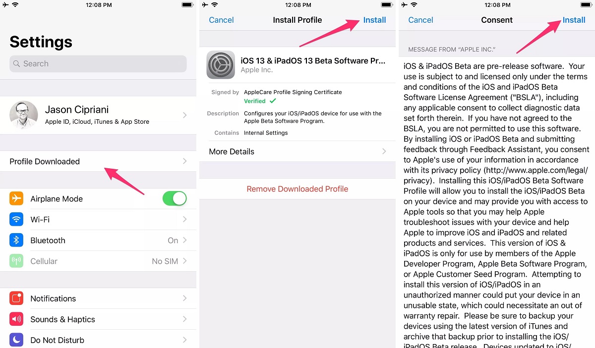 Cách cài iOS 13 và iPadOS public beta cho iPhone/iPad ở hiện tại