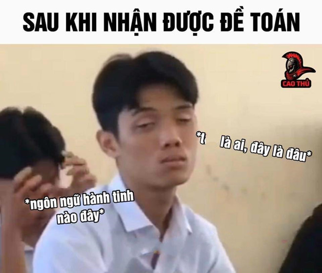 Anh che Den Vau 'bo tay' khi nhin thay de thi Toan 2019 hinh anh 2