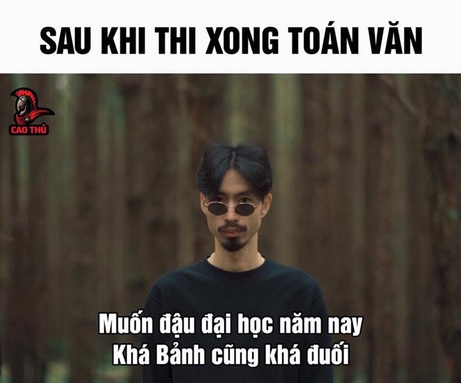 Anh che Den Vau 'bo tay' khi nhin thay de thi Toan 2019 hinh anh 3 