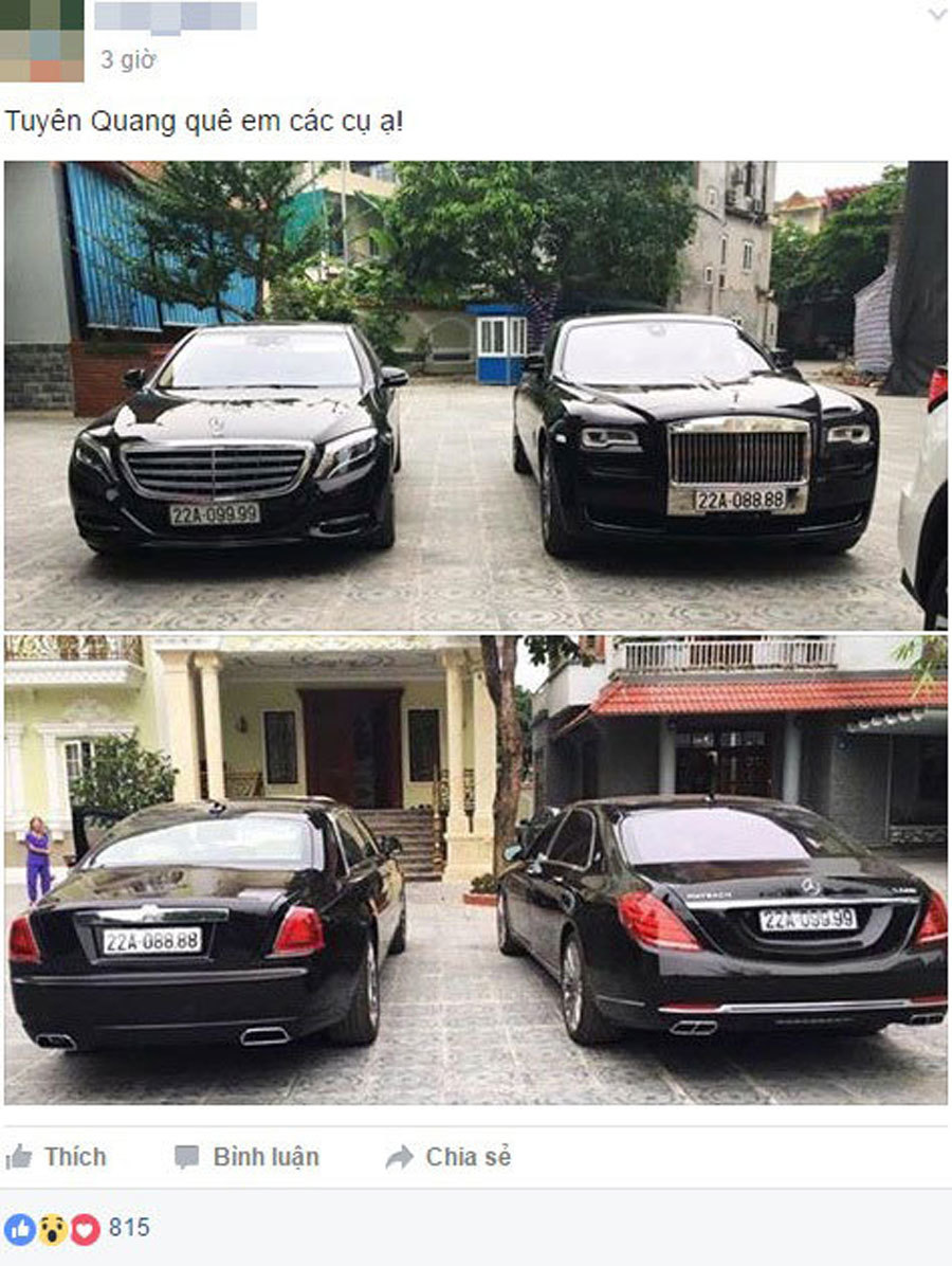 Dân chơi Tuyên Quang nổi danh dàn xe sang biển đẹp