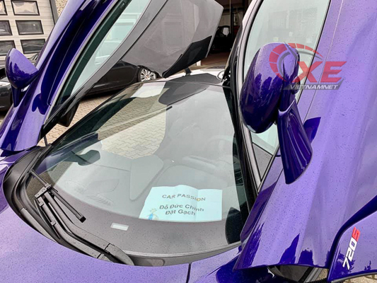 Đại gia Vũng Tàu đặt gạch siêu xe McLaren 26 tỷ đồng màu tím độc
