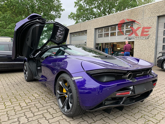 Đại gia Vũng Tàu đặt gạch siêu xe McLaren 26 tỷ đồng màu tím độc