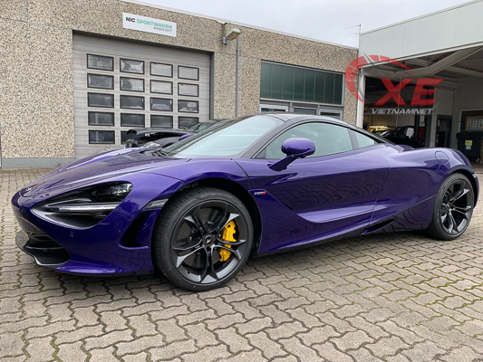 Đại gia Vũng Tàu đặt gạch siêu xe McLaren 26 tỷ đồng màu tím độc