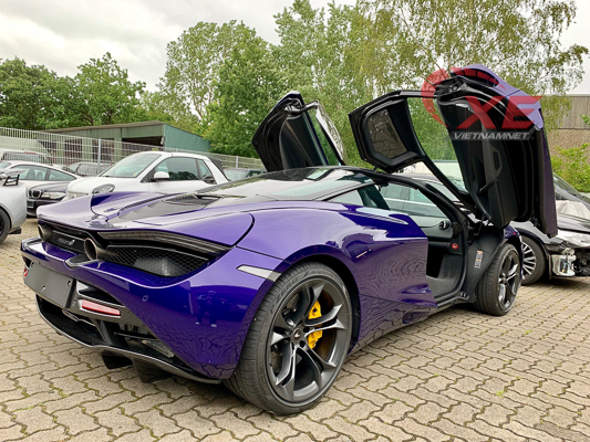 Đại gia Vũng Tàu đặt gạch siêu xe McLaren 26 tỷ đồng màu tím độc