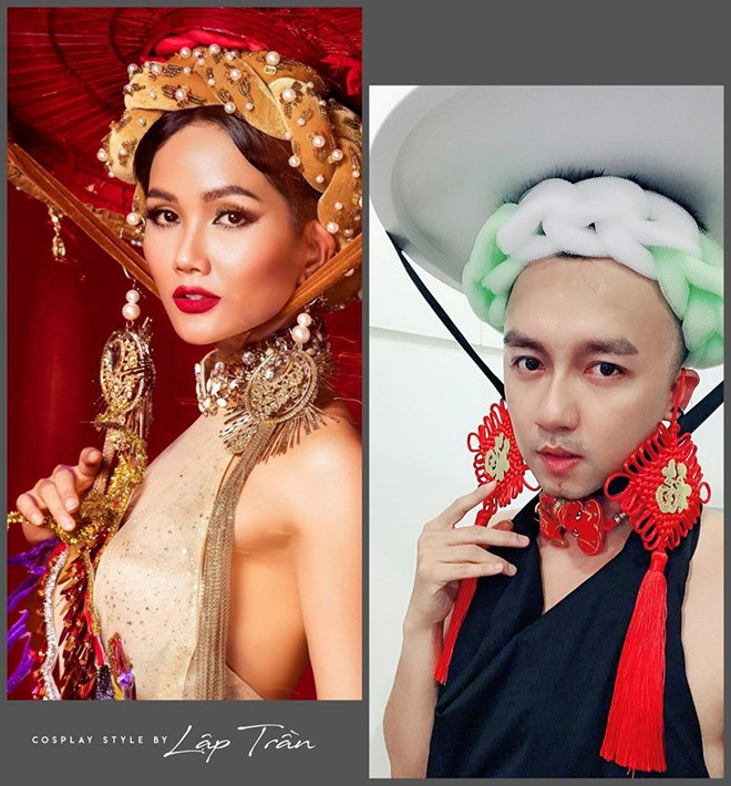 'Thanh' hoa trang phien ban 'cay nha la vuon' gay chu y tren mang hinh anh 1