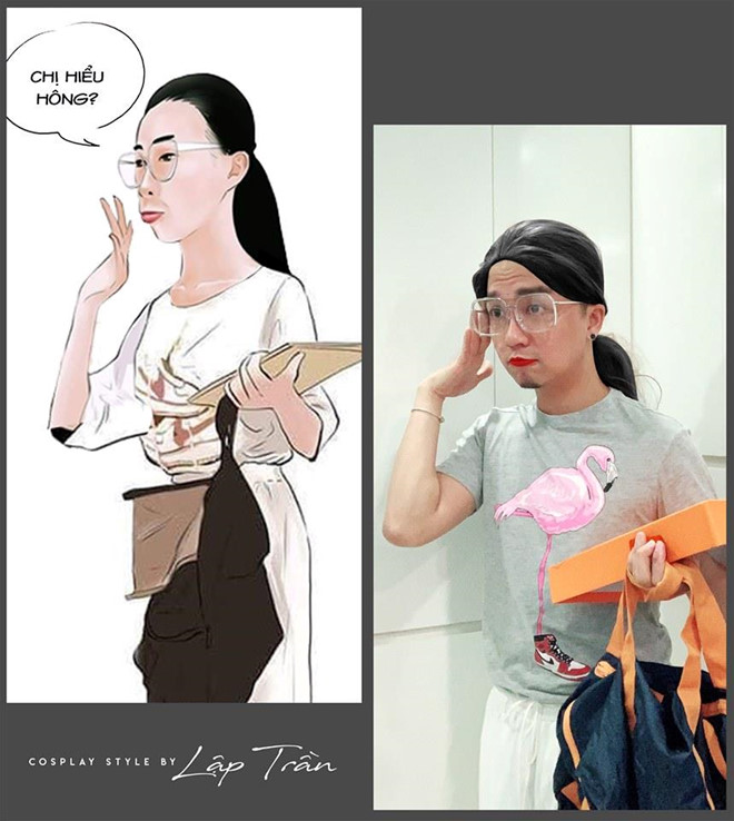 'Thanh' hoa trang phien ban 'cay nha la vuon' gay chu y tren mang hinh anh 4