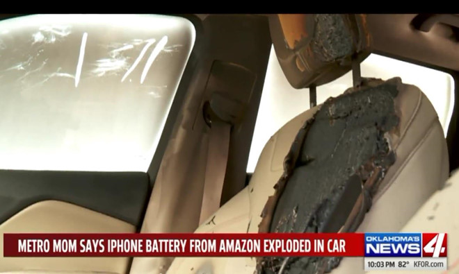 iPhone phat no thieu chay oto moi mua hinh anh 4