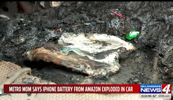 iPhone phat no thieu chay oto moi mua hinh anh 5