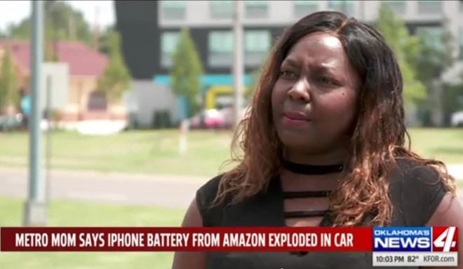 iPhone phat no thieu chay oto moi mua hinh anh 2