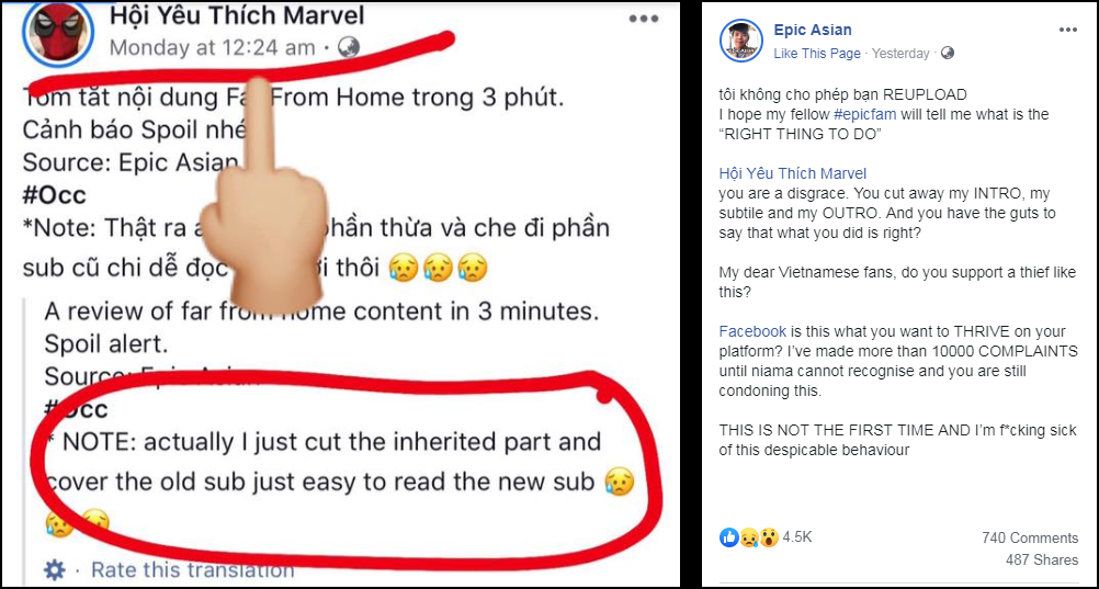 Page Facebook nổi tiếng Việt Nam bị tố ăn cắp bản quyền, khổ chủ kêu gào vô ích vẫn bị làm ngơ - Ảnh 2.