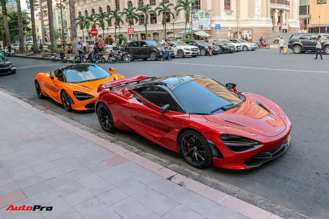Cường 'Đô-la' lần đầu mang McLaren 720S mới tậu đi họp mặt cùng bạn bè