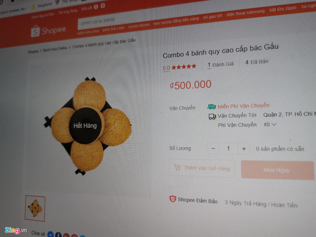 Shopee có thể bị phạt 500 triệu đồng nếu 'bánh cần sa' còn được bán