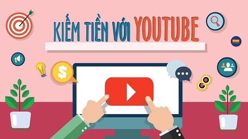 cách kiếm tiền trên youtube