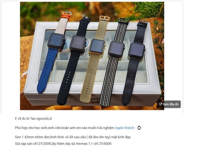 Mua Apple Watch 'dung' gia 2 trieu tai SG, nhieu nguoi om han hinh anh 1