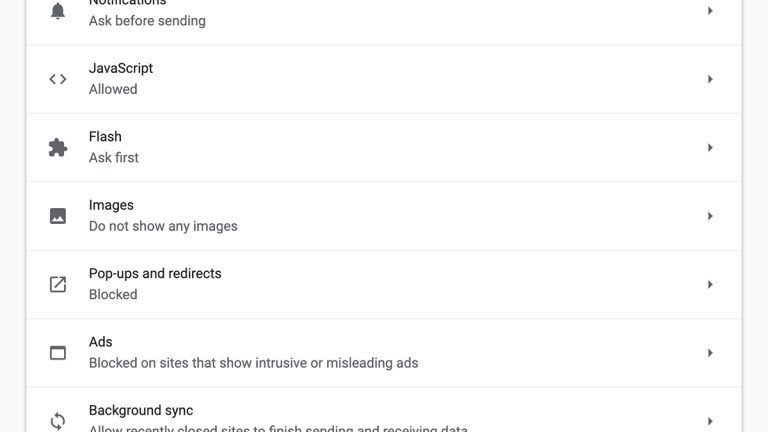 Tắt tinh năng hiển thị hình ảnh sẽ giúp tăng tốc độ Internet