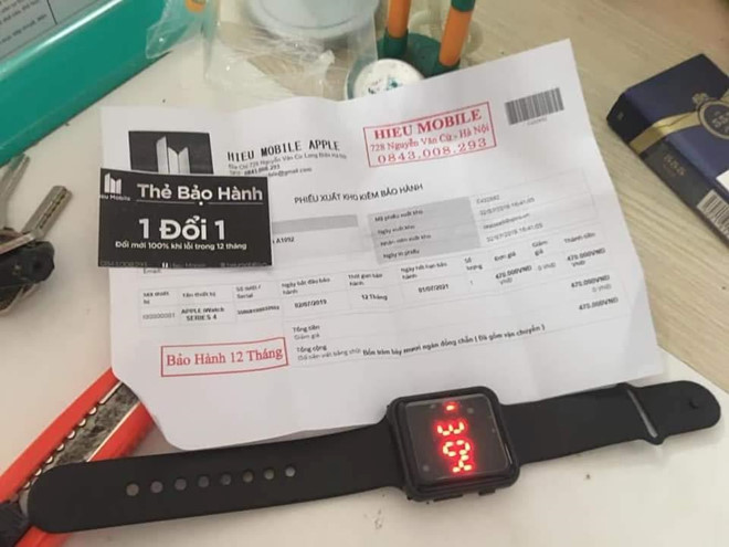 Mua Apple Watch 250.000, nhan dong ho do choi tai Ha Noi hinh anh 2