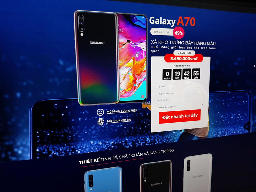 Mua đối thoại Samsung giảm giá ngay hôm nay để tiết kiệm một số tiền đáng kể trong chi phí. Bạn có thể tìm kiếm các ưu đãi và các chương trình khuyến mãi để mua được chiếc điện thoại Samsung ưng ý nhất mà không cần phải lo lắng về giá cả. Chọn ngay chiếc điện thoại bạn muốn và chờ đợi mức giá giảm để mua sắm thông minh hơn.