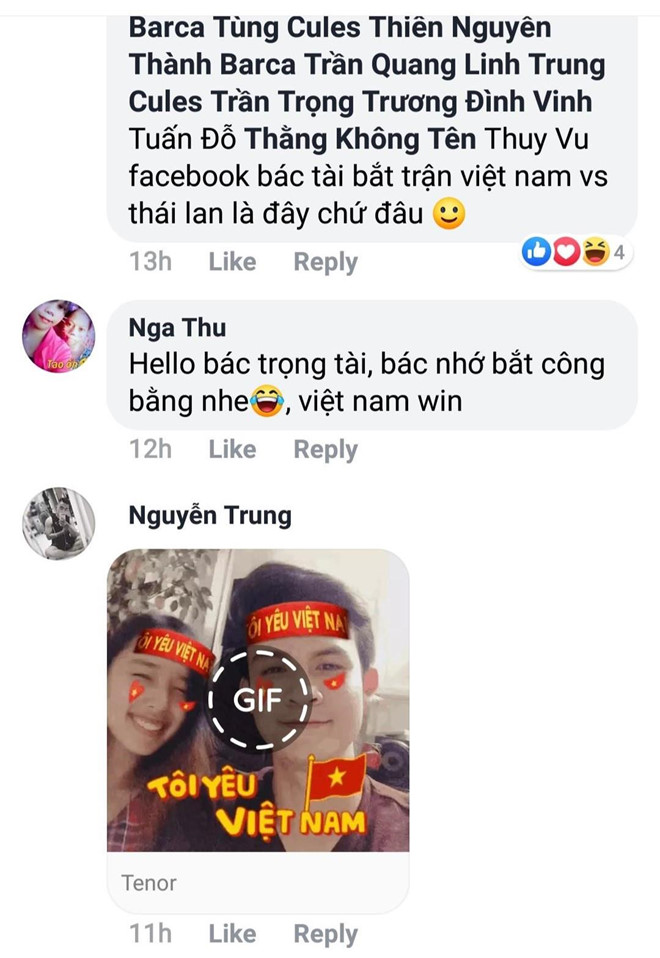 Dan mang nhan trong tai bat tran Viet Nam - Thai Lan 'hay cong bang' hinh anh 2