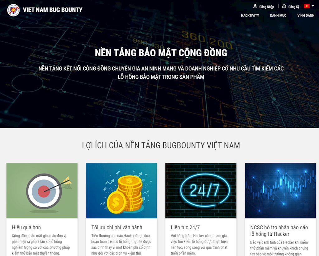 Ra mắt nền tảng kết nối cộng đồng hacker mũ trắng, chuyên gia bảo mật Vietnam Bug Bounty