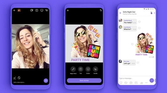 Viber cho người dùng tự thiết kế sticker trên ứng dụng