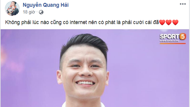 Quang Hải và các đồng đội nói gì khi được