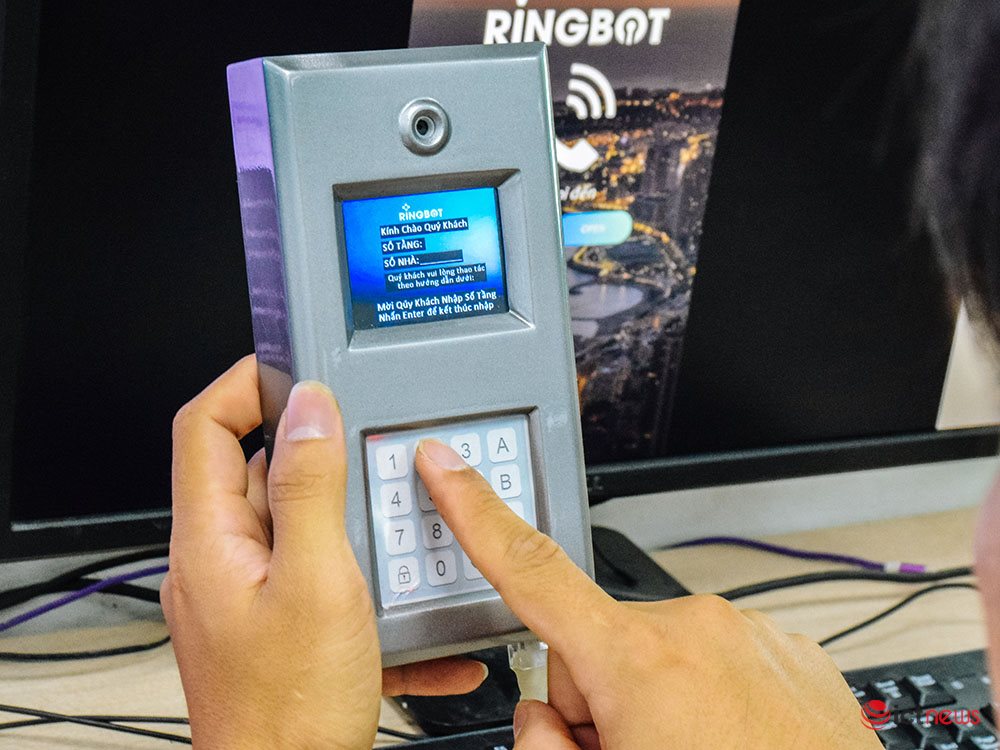 Giải pháp khóa thông minh ứng dụng IoT RingBOT dành cho chung cư cao cấp sẽ được triển khai từ tháng 11/2019