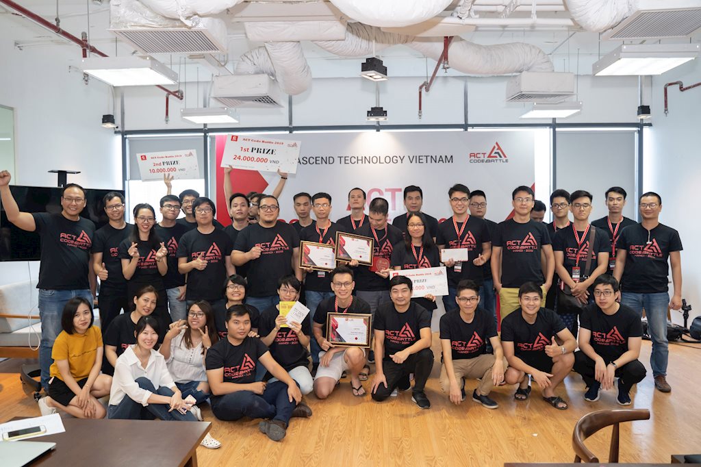 Chung kết thi lập trình ACT Code Battle 2019, đội Hotfix giành giải Nhất